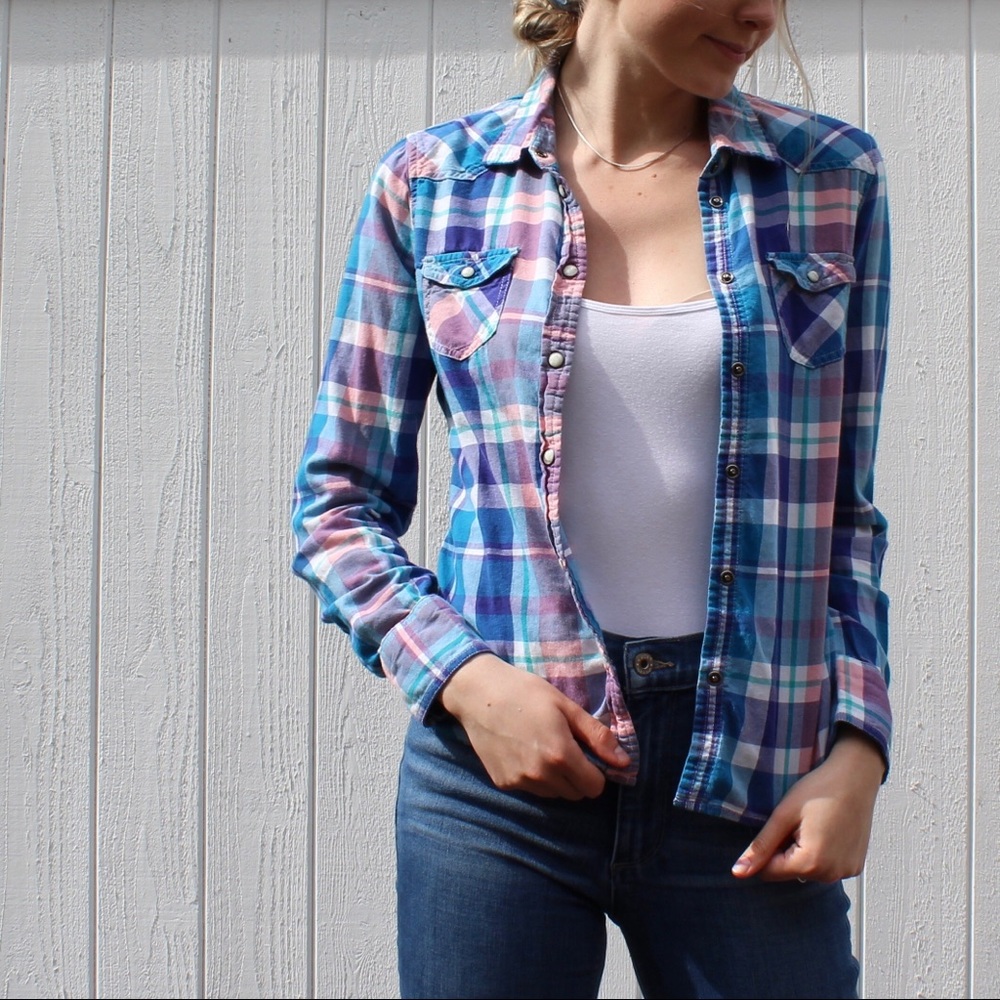 American Eagle light flannel